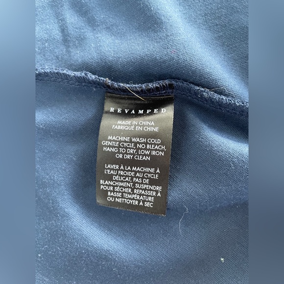 Blue High/Low Revamped Tunic/Dress - Picture 8 of 9